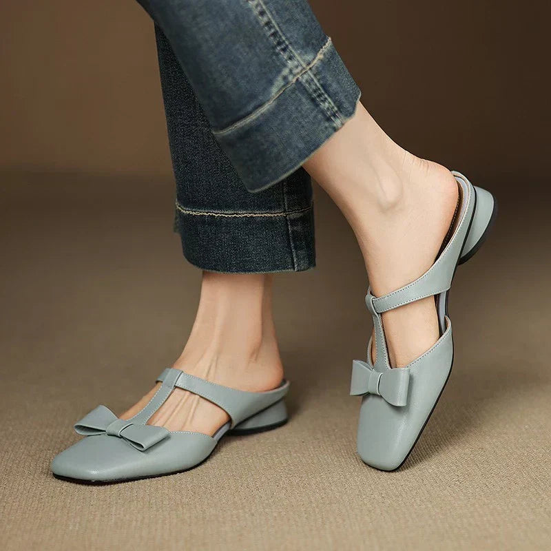 Lily | Square Toe Slippers