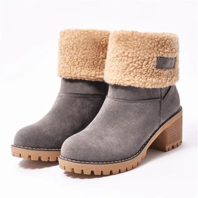 Ella | Botas de lana hasta media pantorrilla