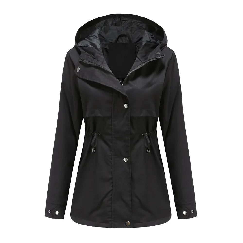 Women's Waterproof Hooded Coat