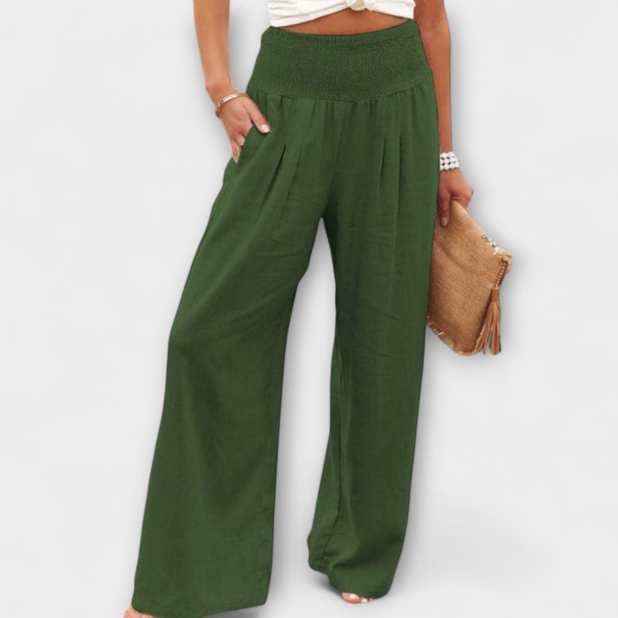 Pantalon large femme