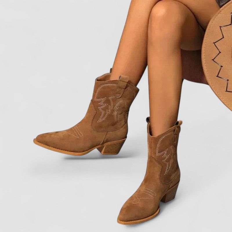 Lillian – Botas occidentales ortopédicas