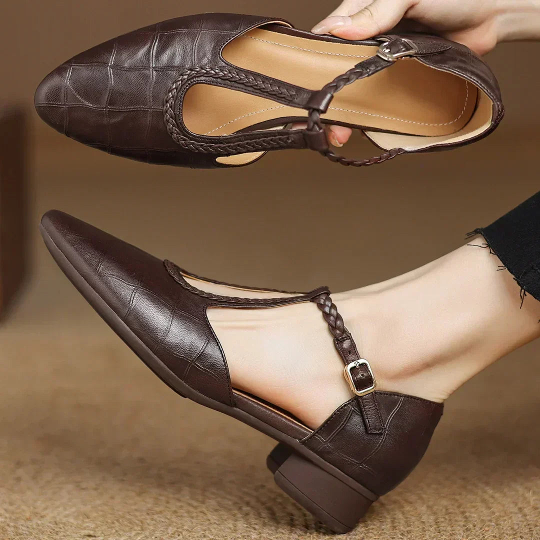 Lily | Zapatos de cuero estilo Mary Jane Kepa