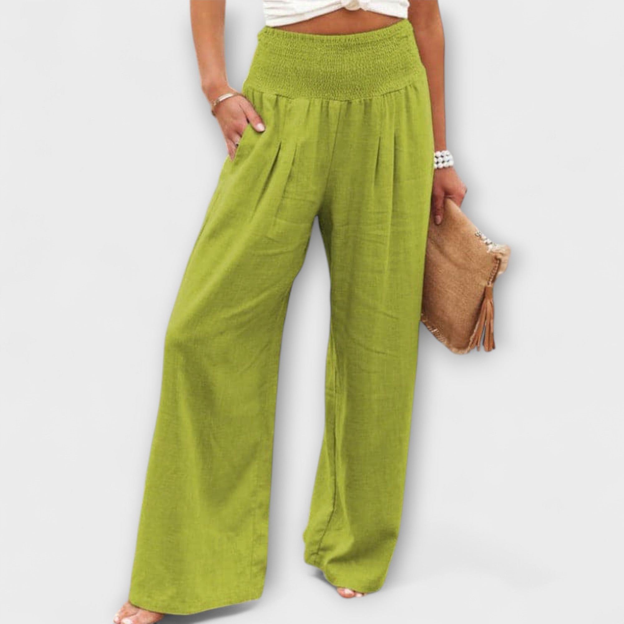 Pantalon large femme
