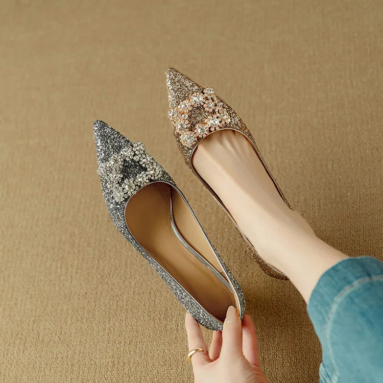 Lily | Gloria Glitter Pumps