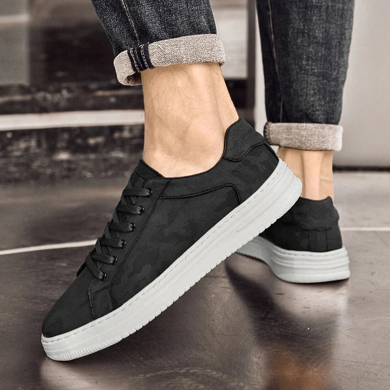 Leather Sneakers Premium Genuine Leather Versatile Daily