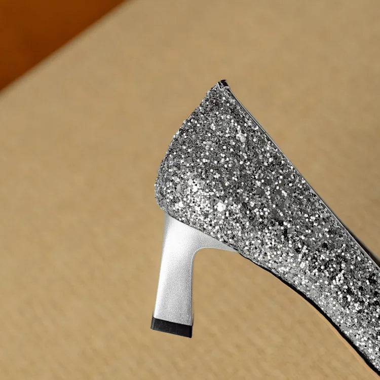 Lily | Gloria Glitter Pumps