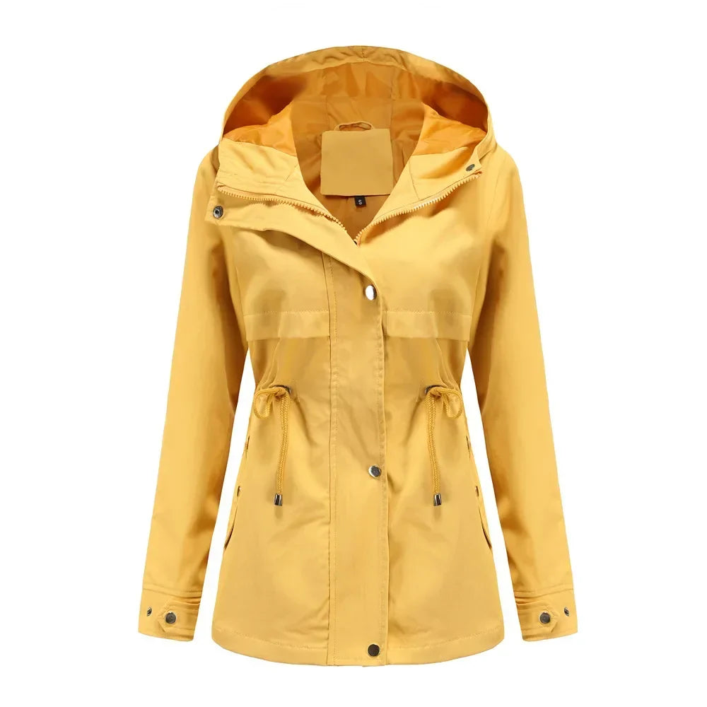 Women's Waterproof Hooded Coat