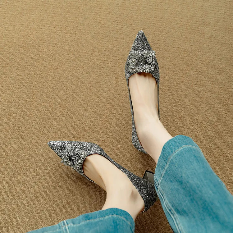 Lily | Gloria Glitter Pumps