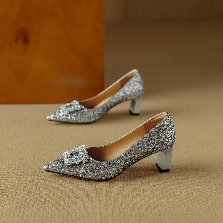 Lily | Gloria Glitter Pumps