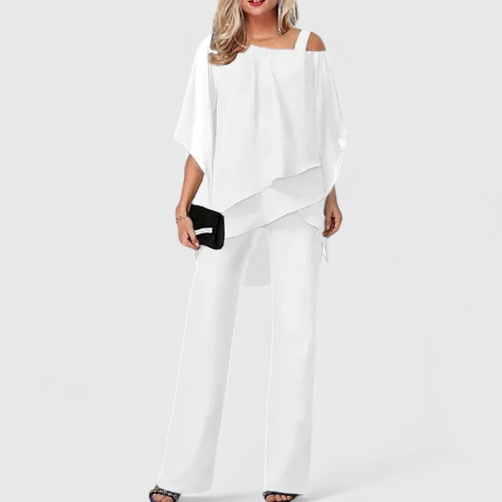 Lily | Conjunto elegante de pantalón de dos piezas.