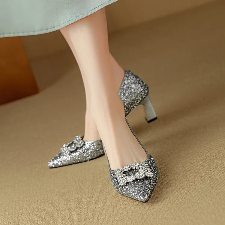 Lily | Gloria Glitter Pumps