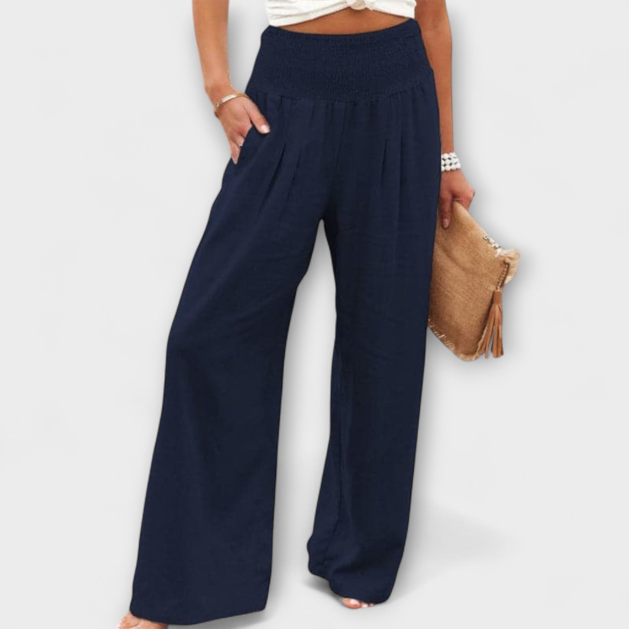 Pantalon large femme