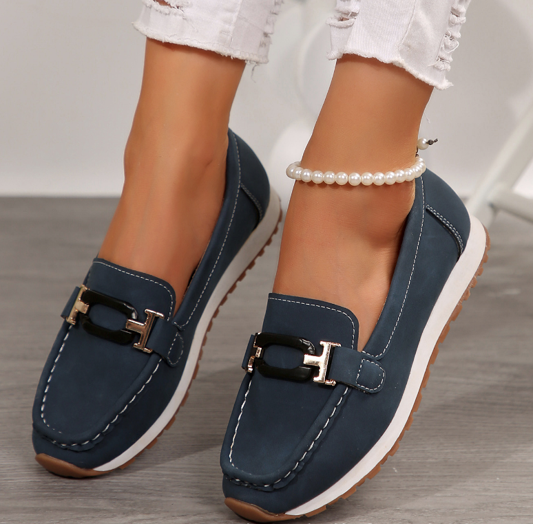 Emily - Mocassins à chaîne reliée
