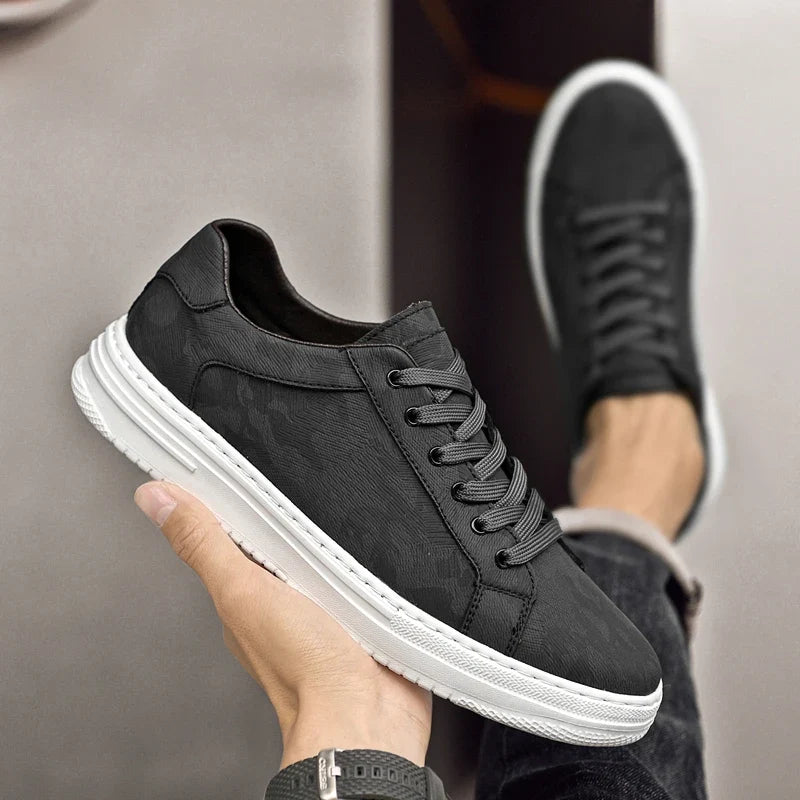 Leather Sneakers Premium Genuine Leather Versatile Daily