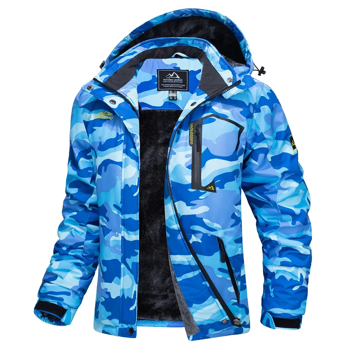 Women's Waterproof Fleece-Lined Parka with Integrated Hood