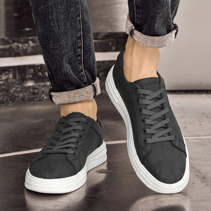 Leather Sneakers Premium Genuine Leather Versatile Daily