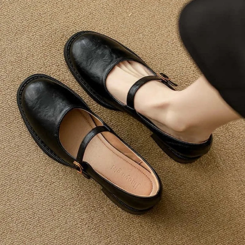 Annie | Zapatos de Piel Clásicos y Cómodos tipo Merceditas