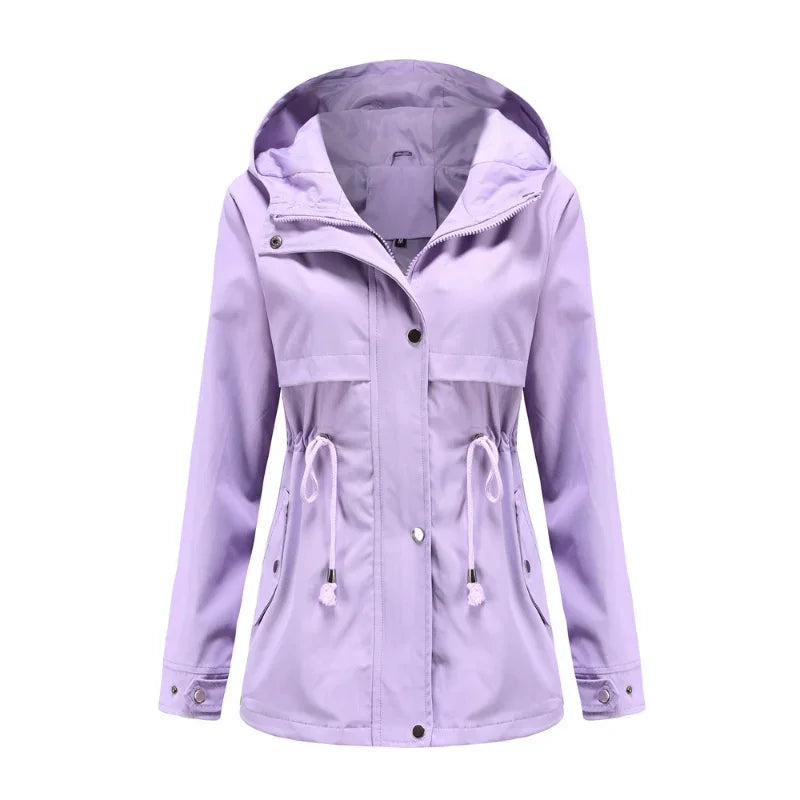 Women's Waterproof Hooded Coat