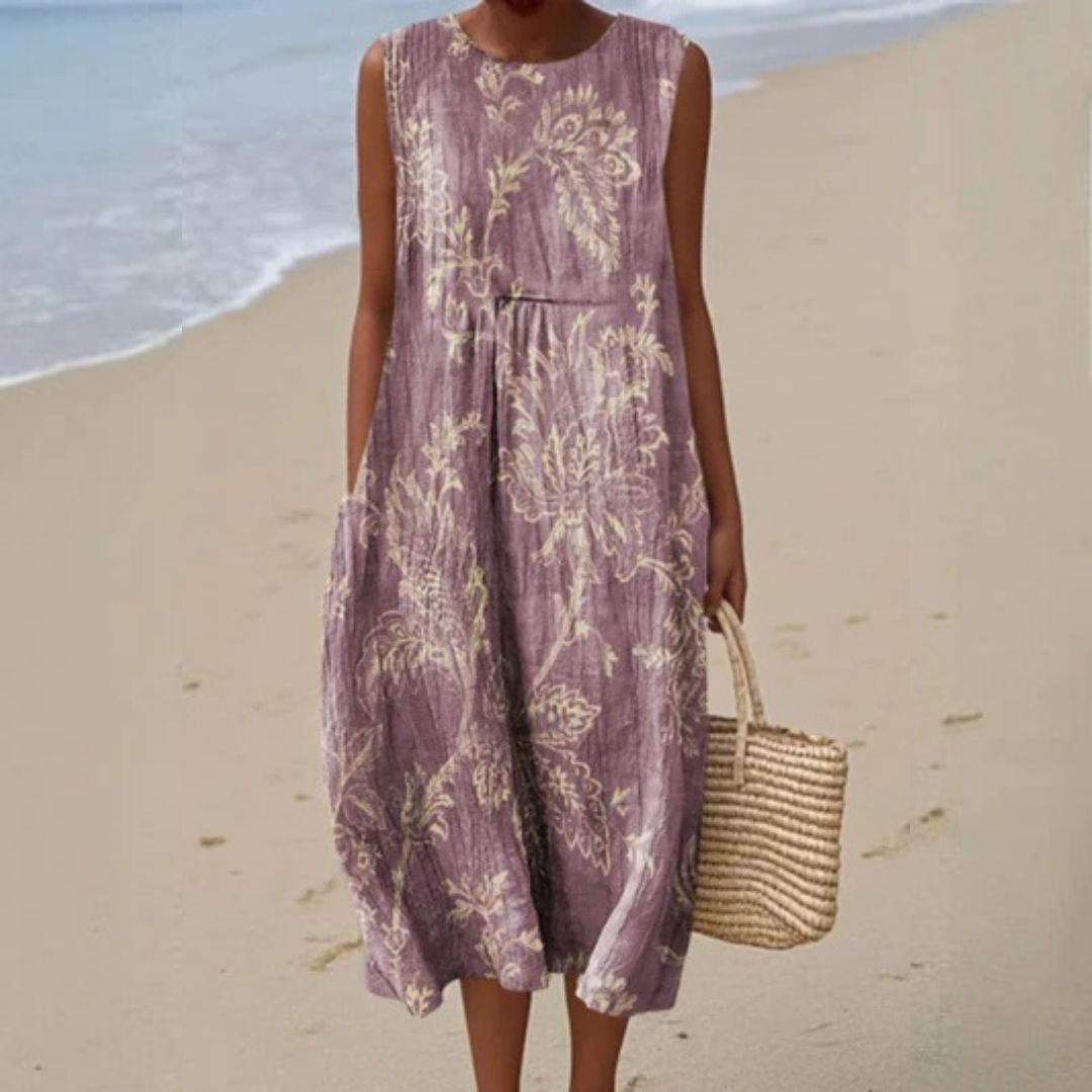 Mia | Floral Midi Dress