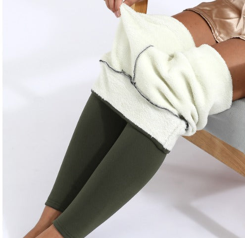Mallas de invierno para mujer con forro polar