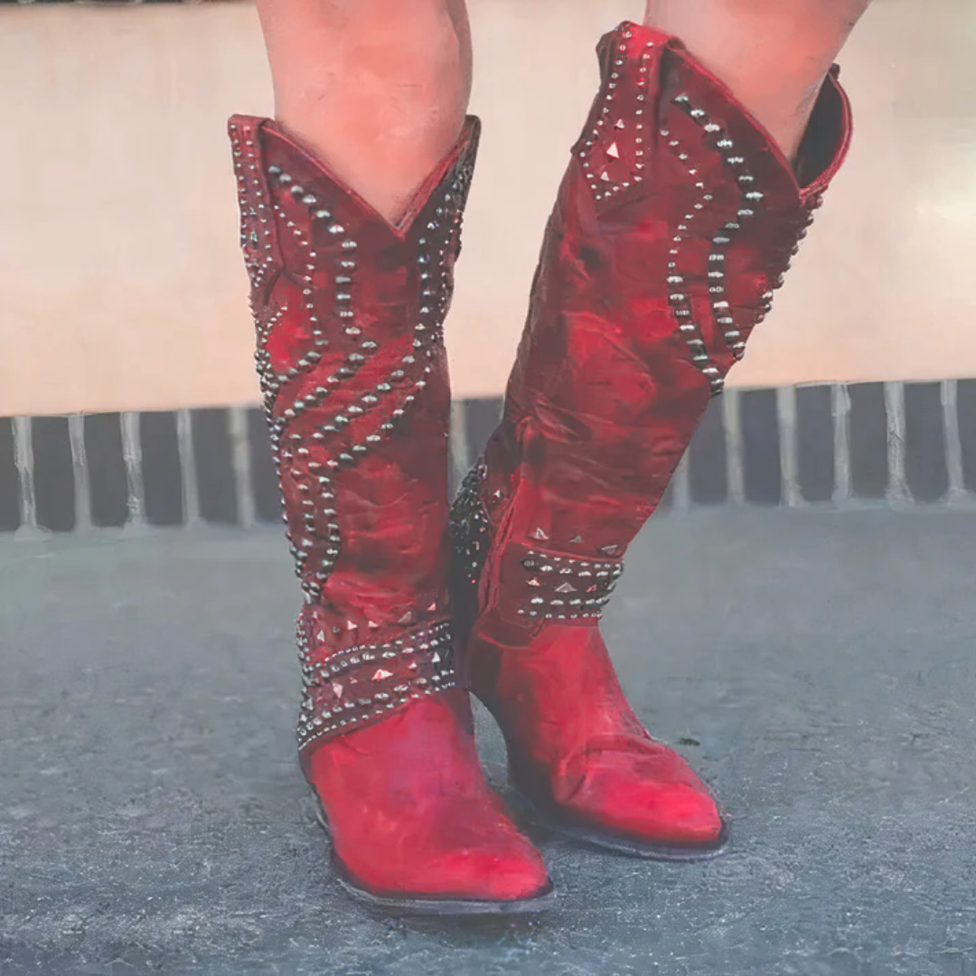 Addison | Botas occidentales hasta la rodilla