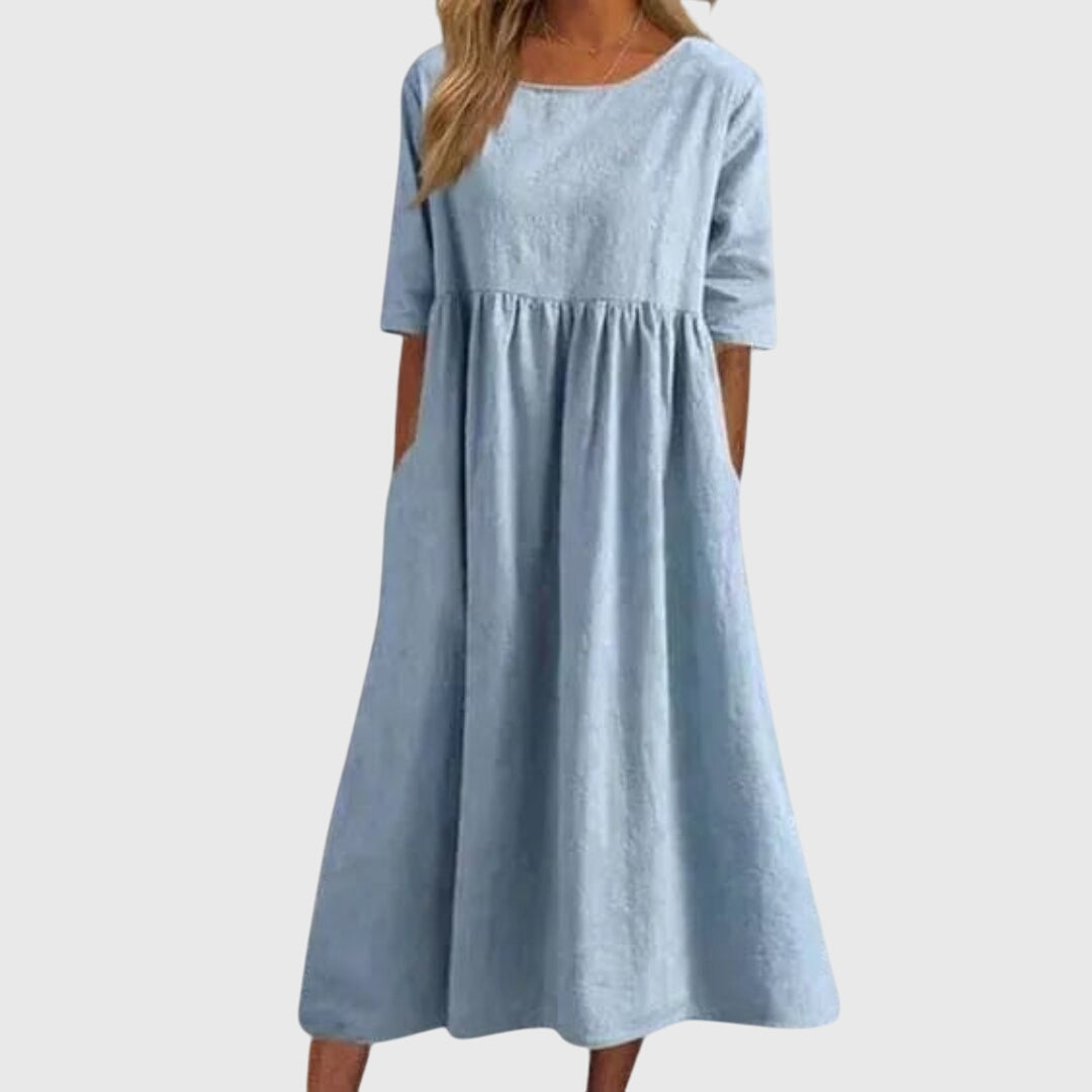 Lily | Vestido elegante de manga corta