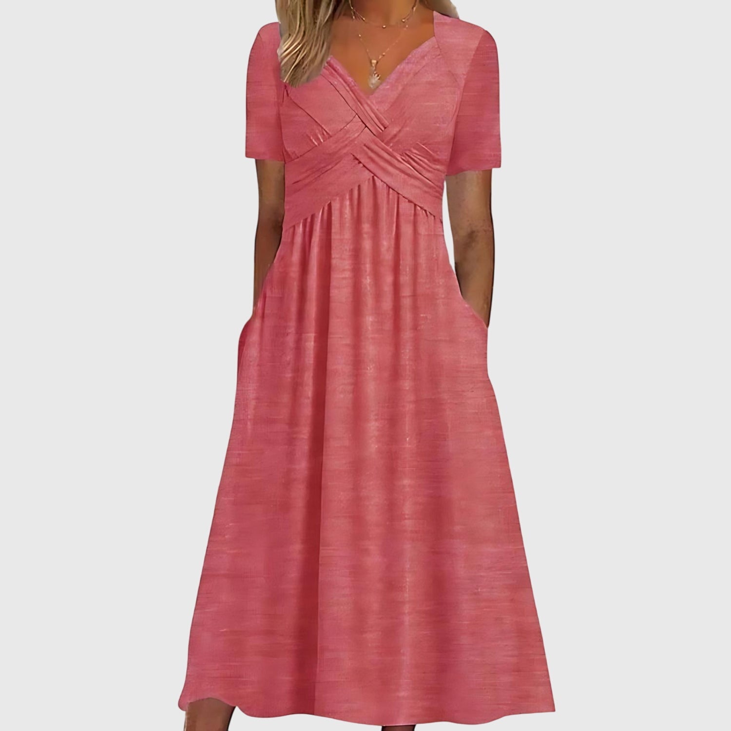 Lily | Midi Dress with Tummy Control.