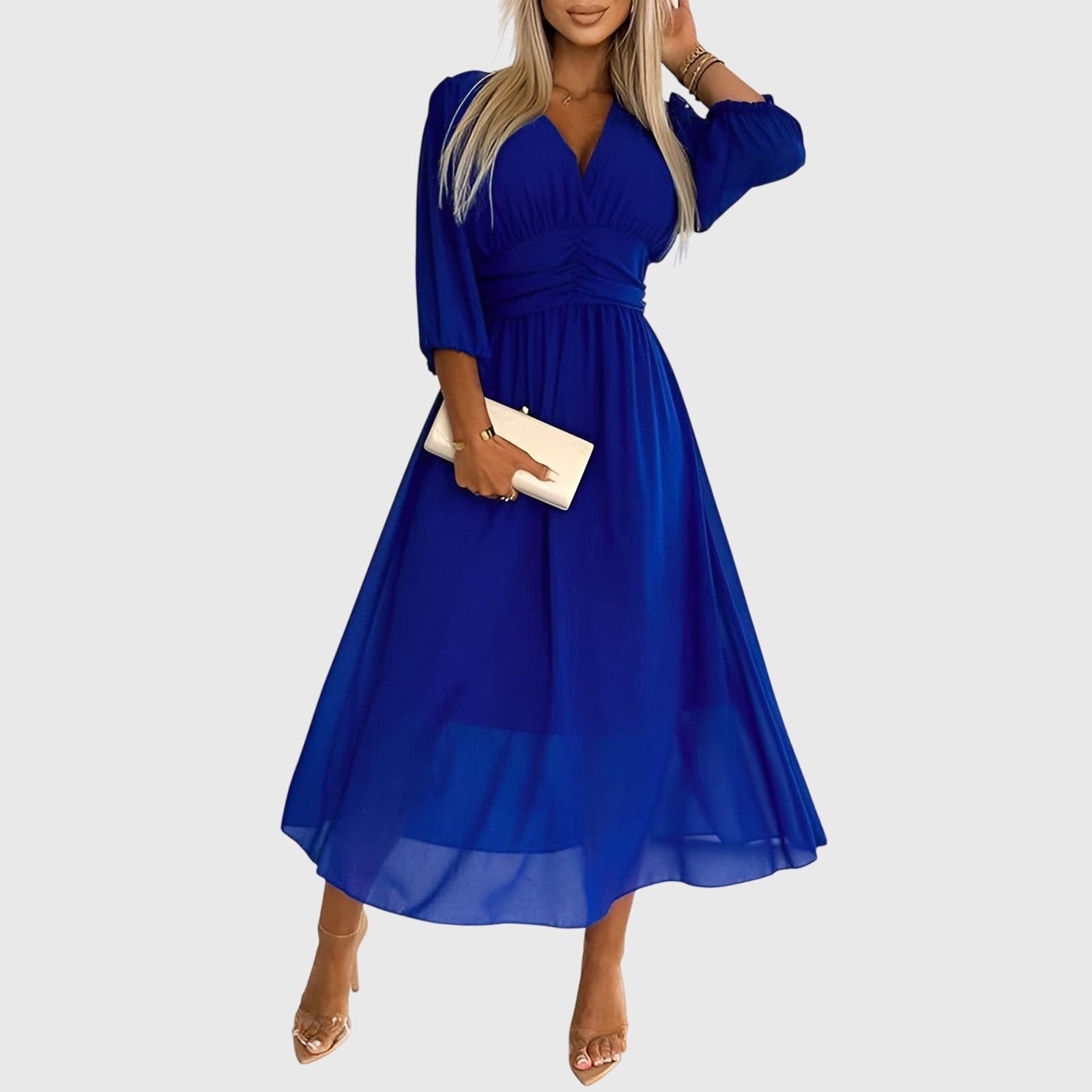 Lily | Lightweight Silky Chiffon Dress
