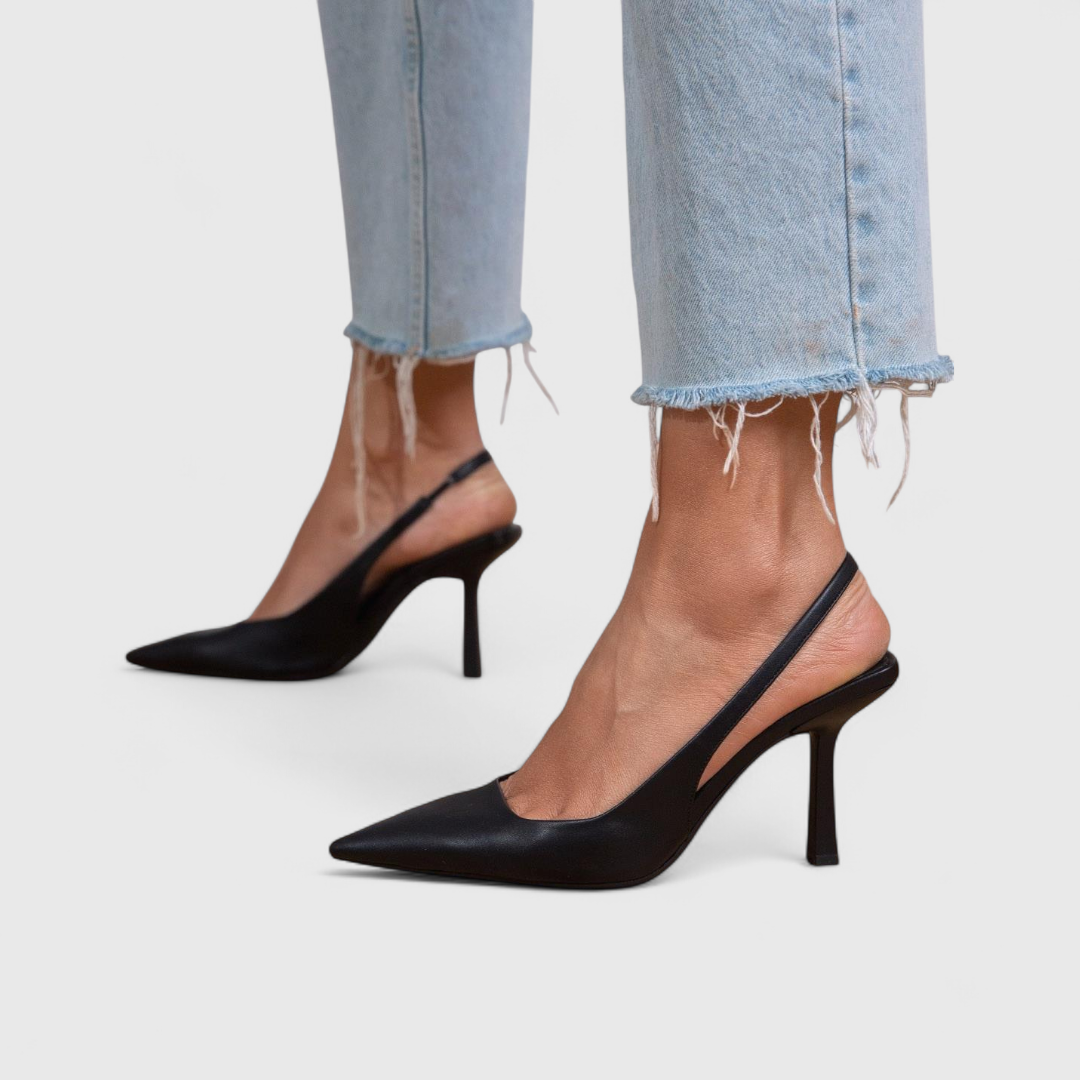 Chaussures à talons à bout pointu pour femme avec soutien orthopédique