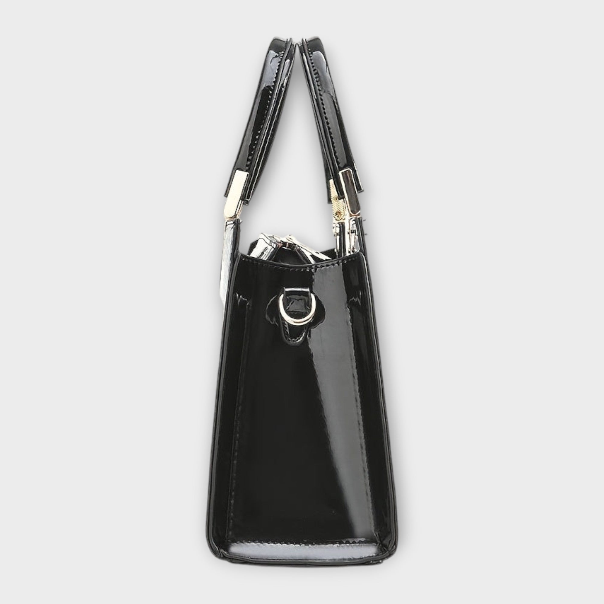 Lily | Glossy Crocodile Pattern Handbag