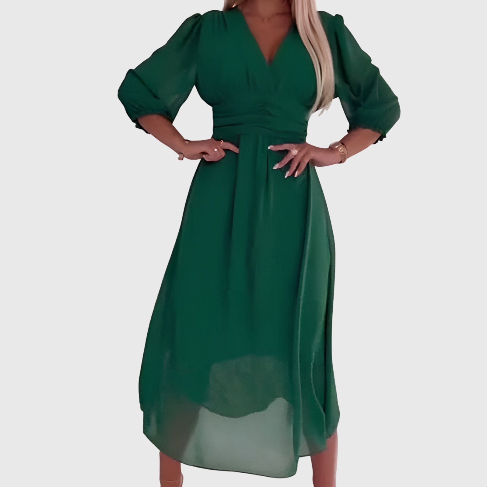 Annie | Lightweight Silky Chiffon Dress