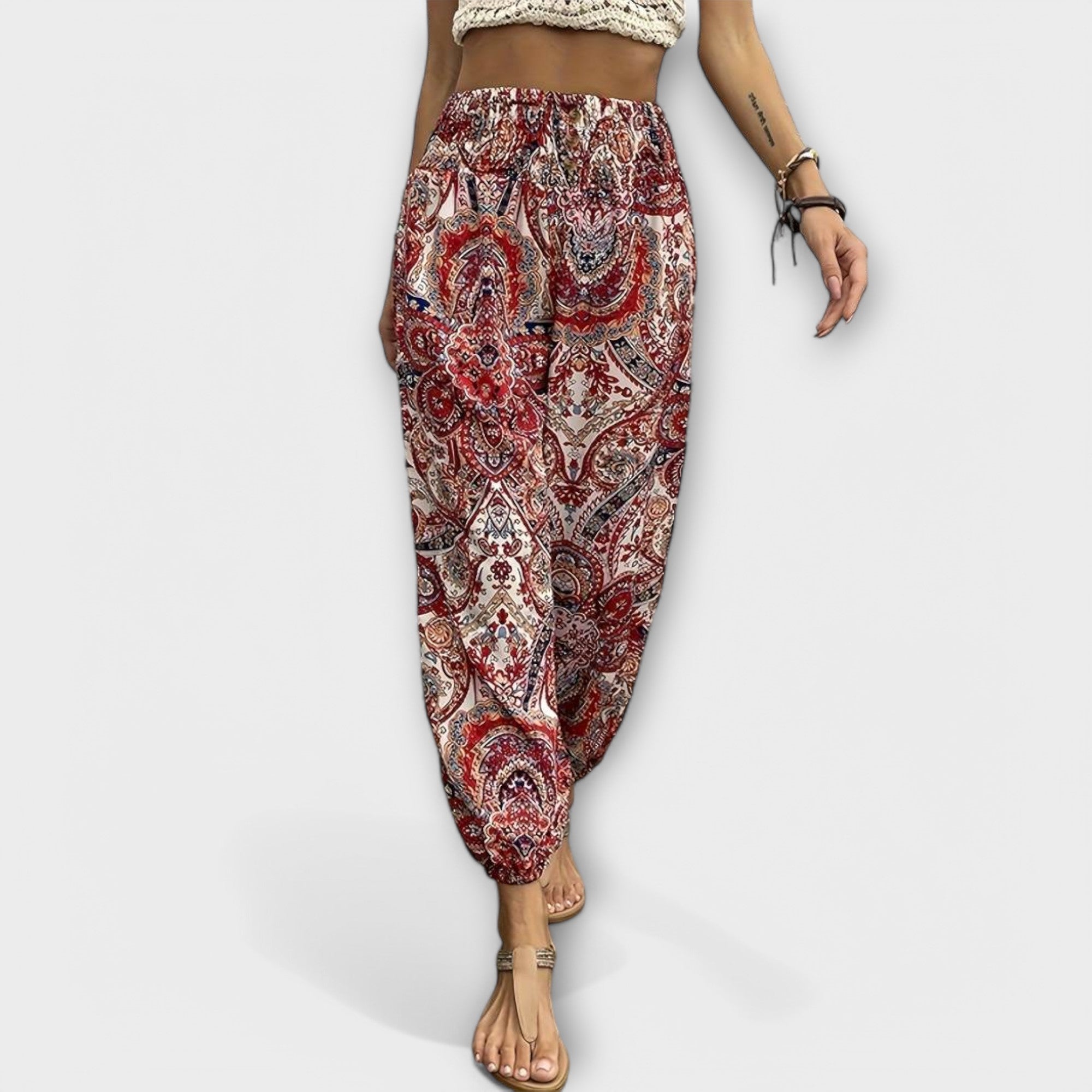 Pantalones de pierna ancha para mujer