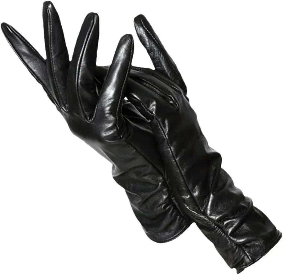 Gants classiques en cuir pour femme