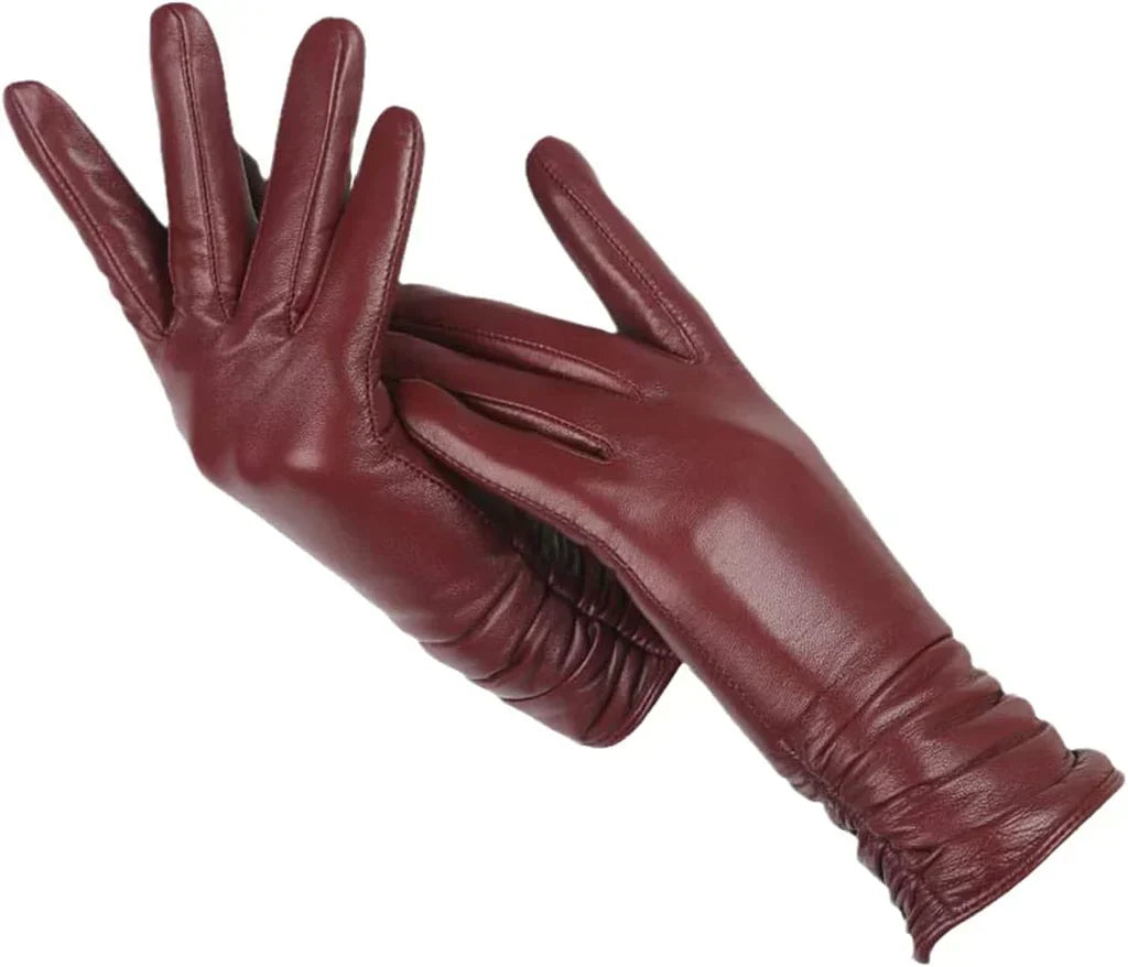 Gants classiques en cuir pour femme