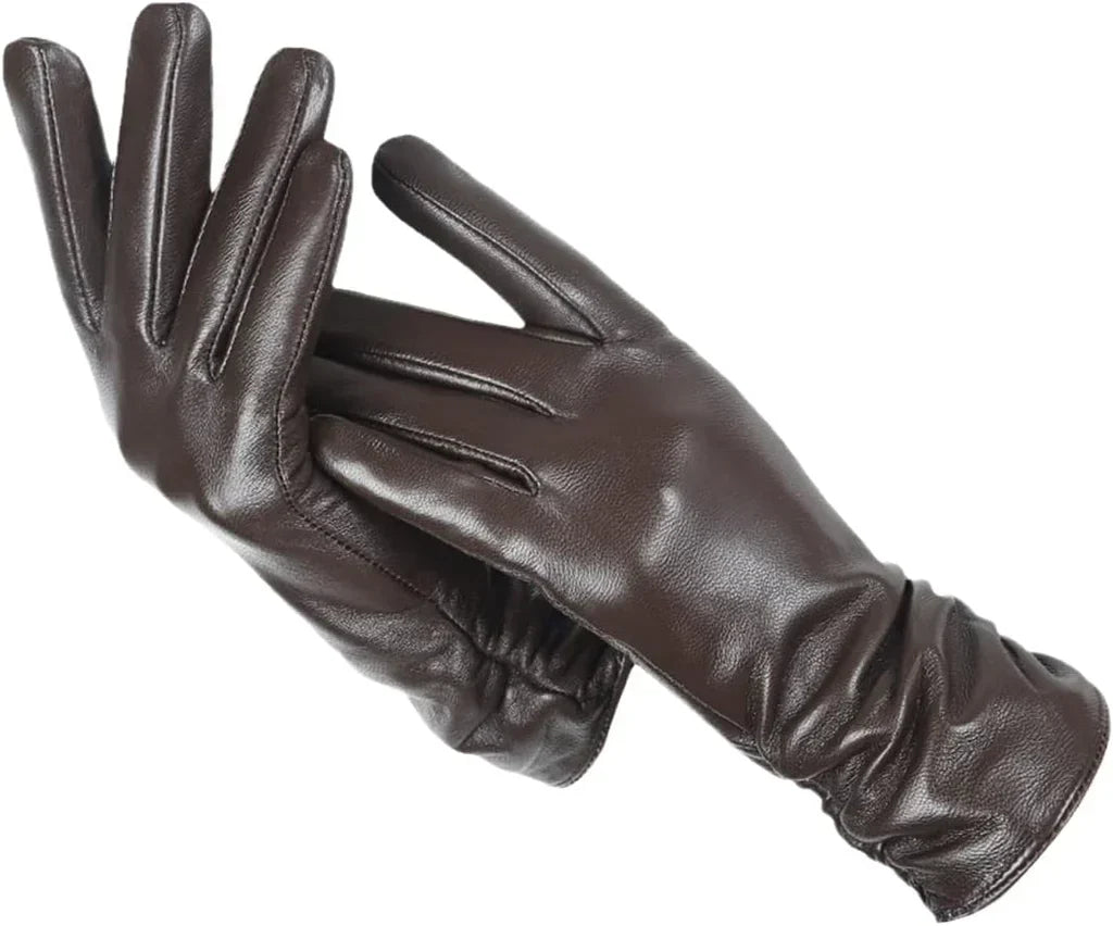 Gants classiques en cuir pour femme