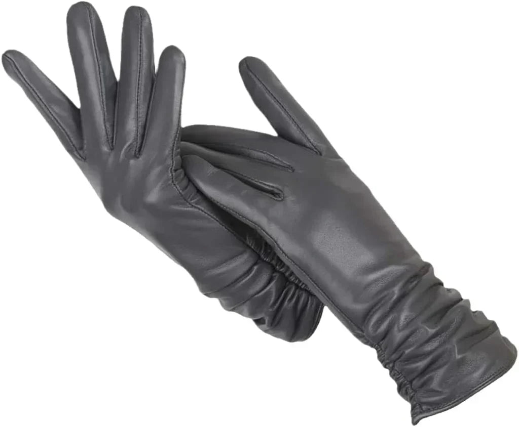 Gants classiques en cuir pour femme