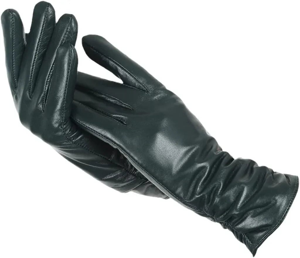 Gants classiques en cuir pour femme