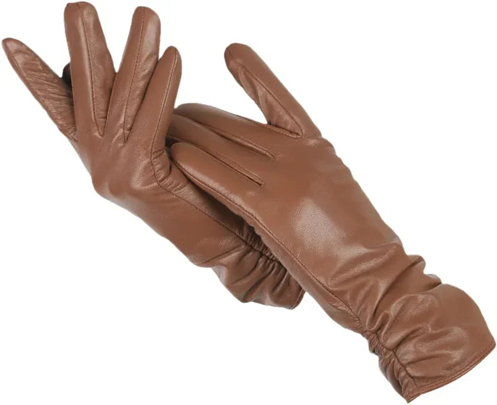 Gants classiques en cuir pour femme