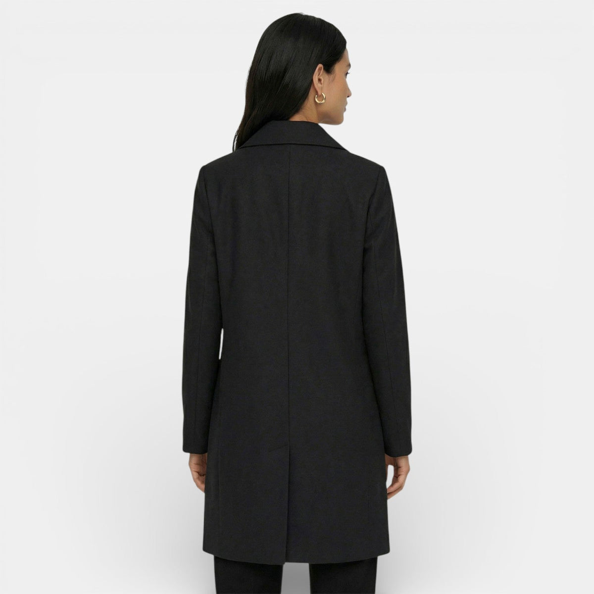 Women's Midi Trench Coat Lightweight Elegant Transition