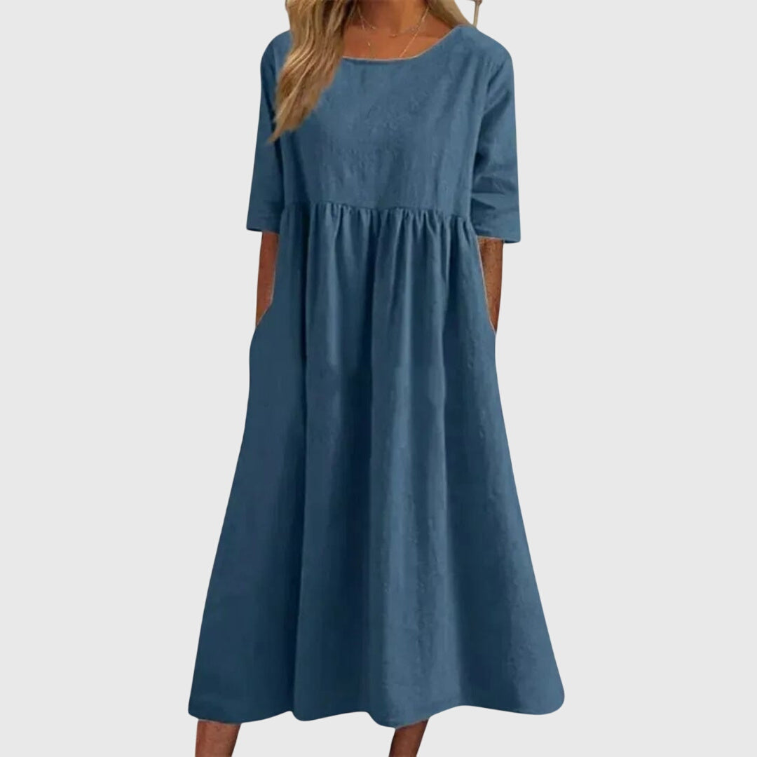 Lily | Elegant Short-Sleeved Dress