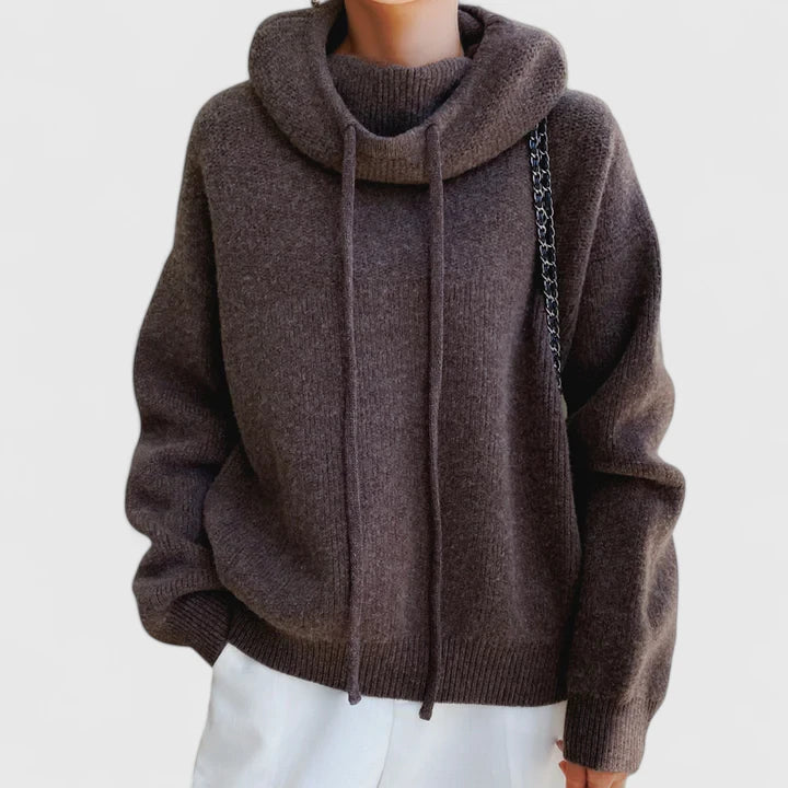 Marie | Gemütlicher Strickkapuzenpullover