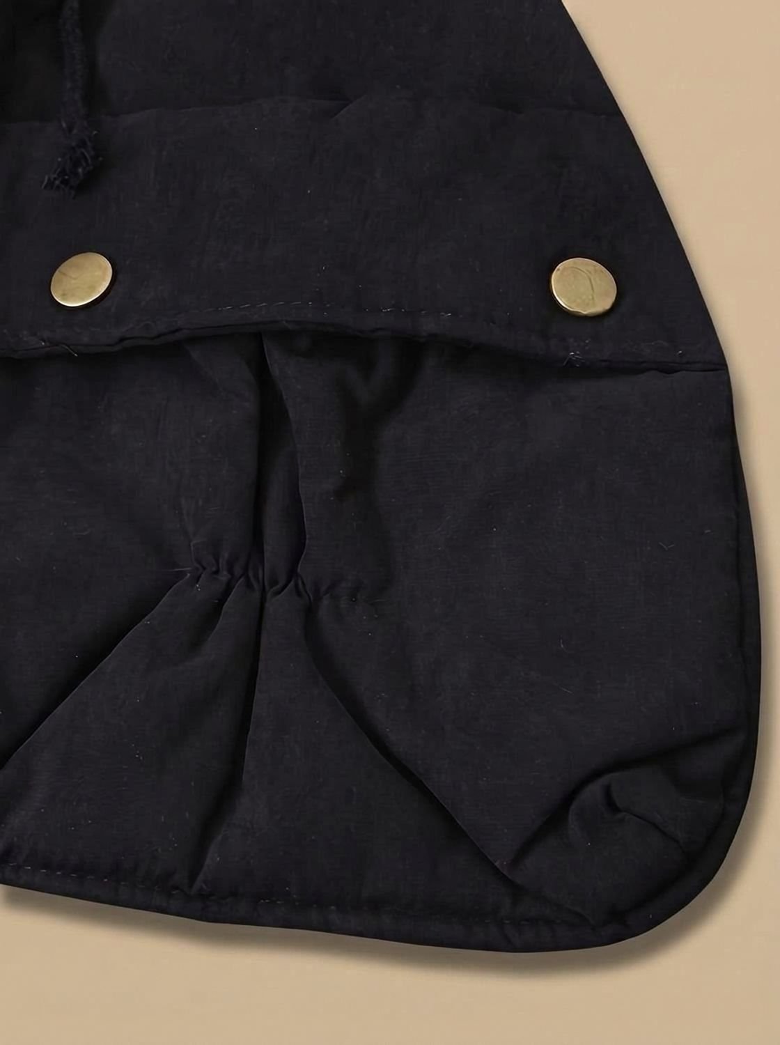 Parka da donna di media lunghezza con collo in pelliccia sintetica
