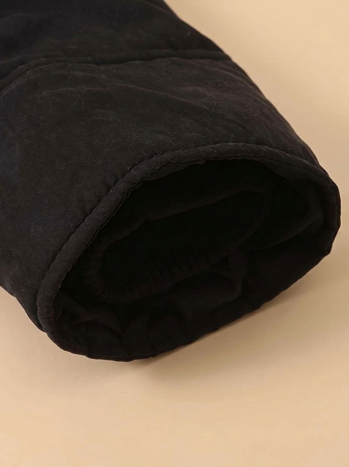 Parka da donna di media lunghezza con collo in pelliccia sintetica