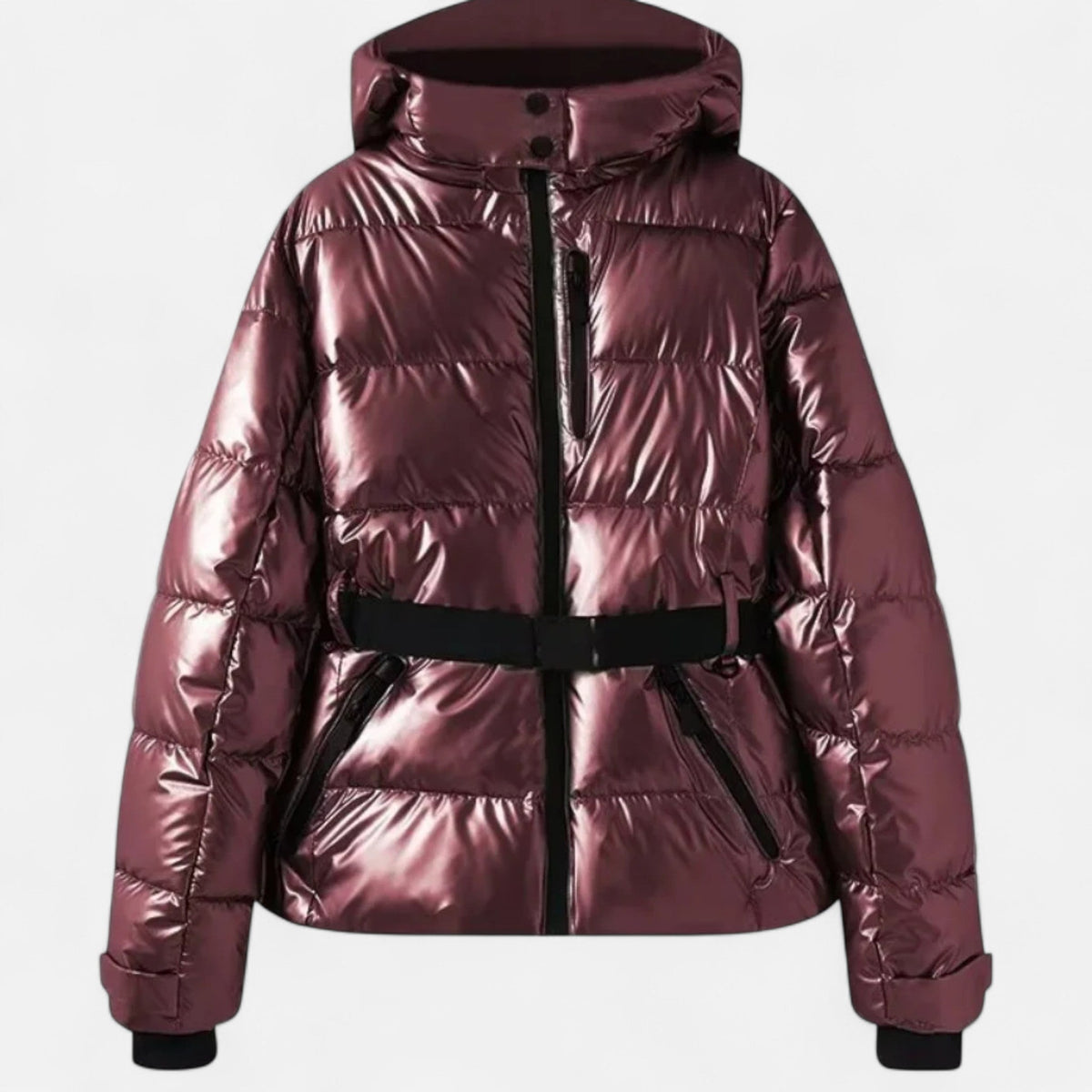 Women's Fitted Ski Jacket Technical Elegant Winter Performance