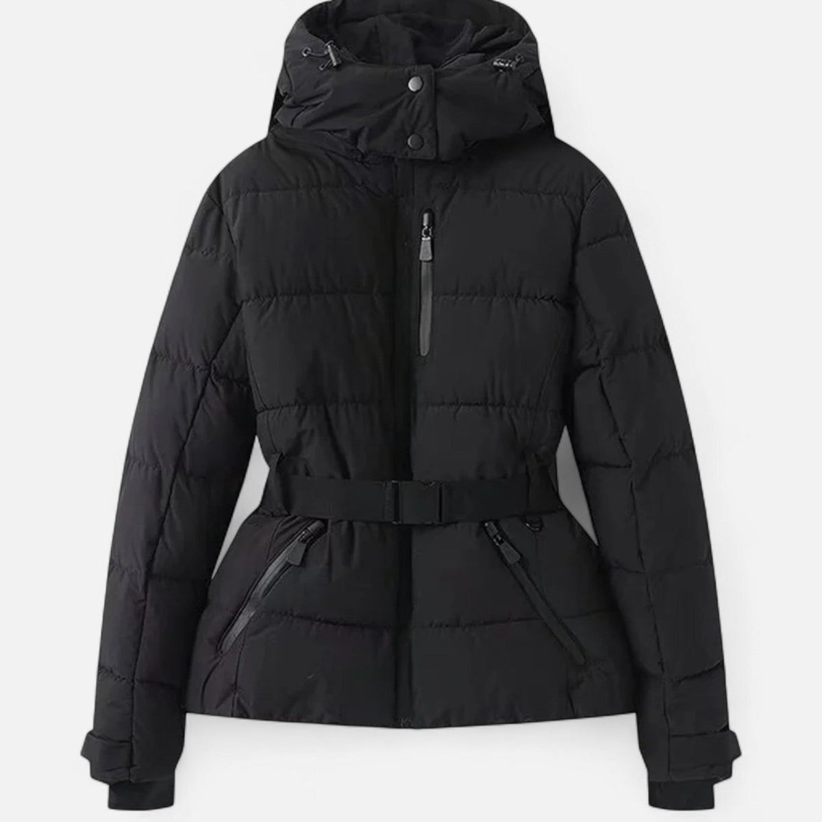 Women's Fitted Ski Jacket Technical Elegant Winter Performance
