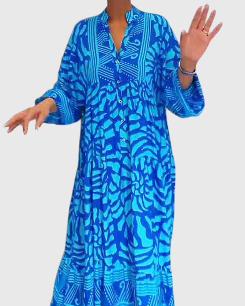 Lily | Maxi Dress With Elegant Print