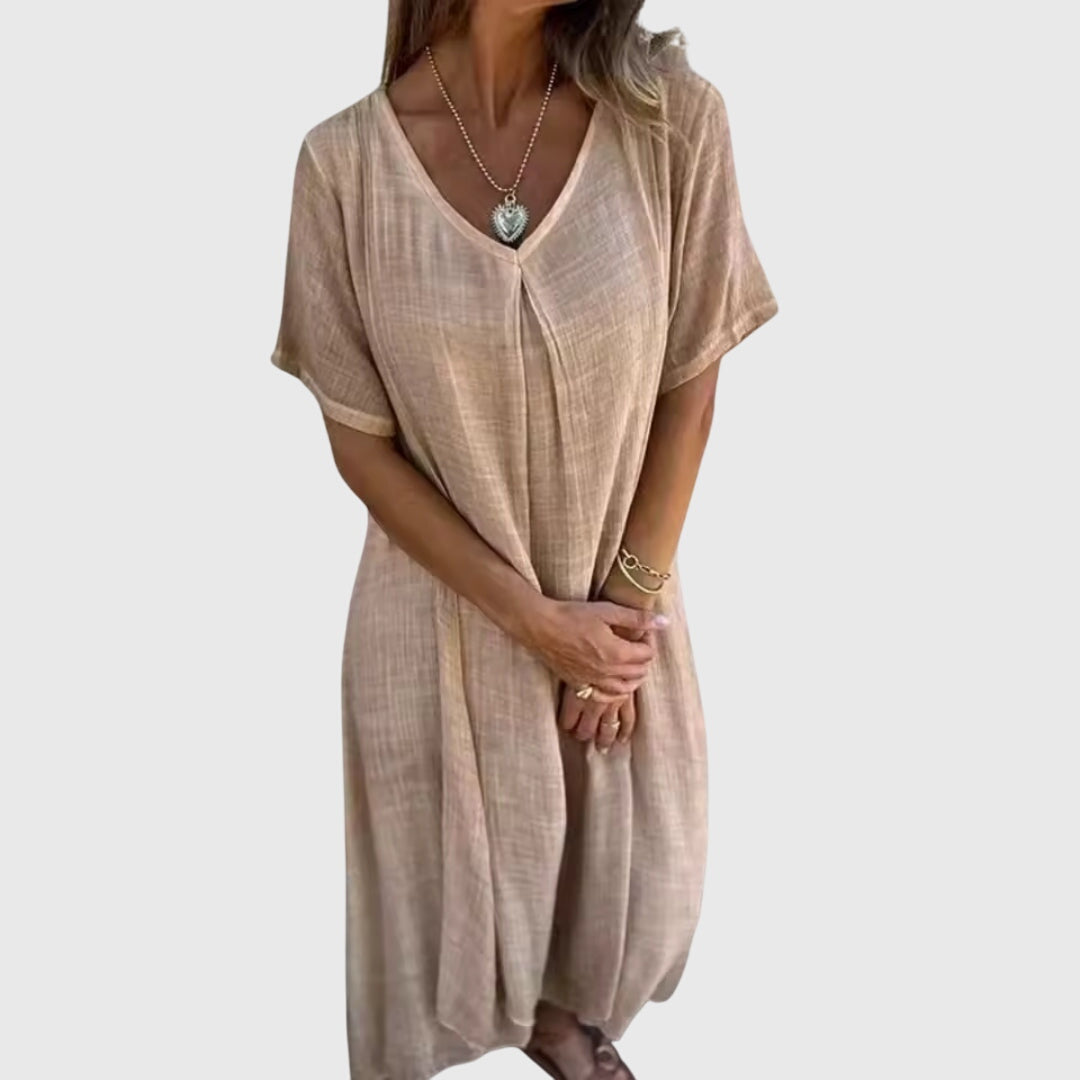 Lily | Elegant Lightweight V-Neck Dress