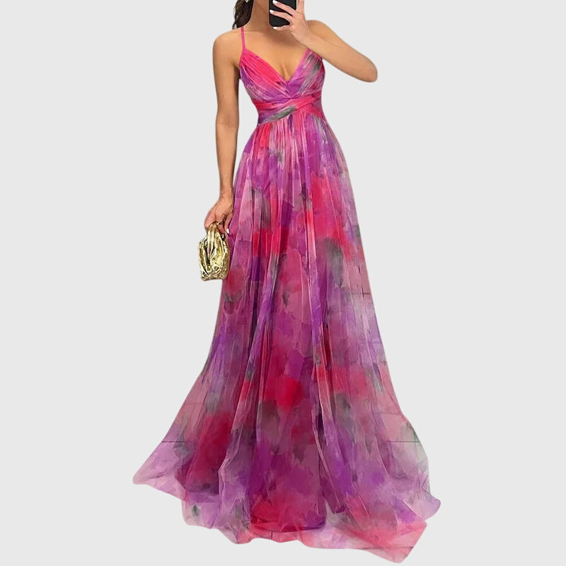 Annie | Blumiges Maxikleid