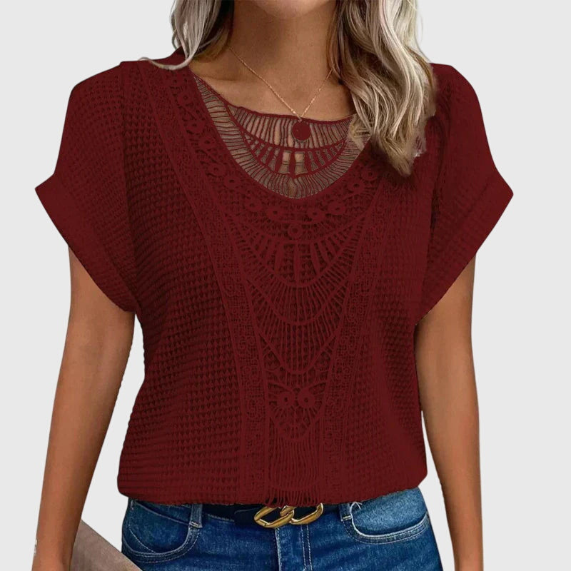 Lily | Elegante Bluse im Ibiza-Stil