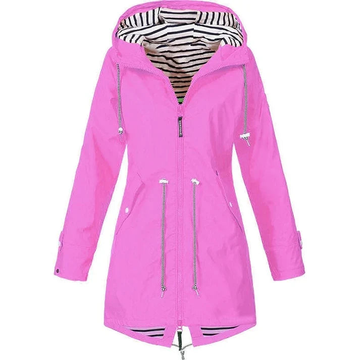 Women's Lightweight Waterproof Rain Jacket All-Year